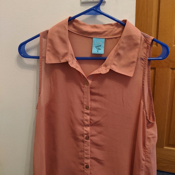 NWOT HIP - Pink Sleeveless Top - Picture 4 of 5